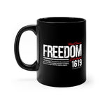 Freedom Black Mug 11oz